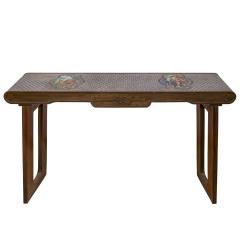 Philip and Kelvin LaVerne Philip and Kelvin LaVerne Rare Kuan Yin Console Table 1970s Signed  - 4288050