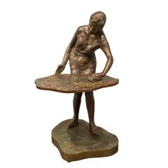 Philip and Kelvin LaVerne Philip and Kelvin LaVerne Rare Laviere Sculpture in Bronze 1960s Signed  - 3264239