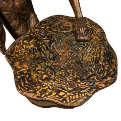 Philip and Kelvin LaVerne Philip and Kelvin LaVerne Rare Laviere Sculpture in Bronze 1960s Signed  - 3264246