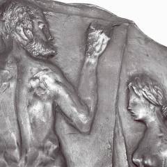 Philip and Kelvin LaVerne Philip and Kelvin LaVerne Rare Pewter Wall Sculpture 1960s - 3654323