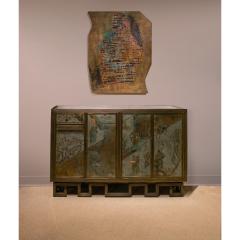 Philip and Kelvin LaVerne Philip and Kelvin LaVerne Rare and Important Chan Li Cabinet 1960s Signed  - 3849294