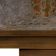 Philip and Kelvin LaVerne Philip and Kelvin LaVerne Rare and Important Chan Li Cabinet 1960s Signed  - 3849301