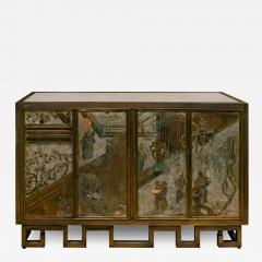 Philip and Kelvin LaVerne Philip and Kelvin LaVerne Rare and Important Chan Li Cabinet 1960s Signed  - 3855057