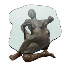 Philip and Kelvin LaVerne Philip and Kelvin LaVerne Rare and Important Figural Coffee Table 1970s Signed  - 3241963