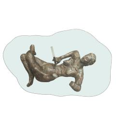 Philip and Kelvin LaVerne Philip and Kelvin LaVerne Rare and Important Figural Coffee Table 1970s Signed  - 3241965