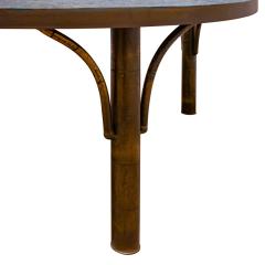 Philip and Kelvin LaVerne Philip and Kelvin LaVerne Stunning Etruscan Spiral Coffee Table 1960s Signed  - 4249988