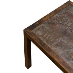 Philip and Kelvin LaVerne Philip and Kelvin LaVerne Stunning Spring Festival Coffee Table 1960s Signed  - 4431771