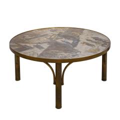 Philip and Kelvin LaVerne Philip and Kelvin LaVerne Superb Chan Coffee Table 1960s Signed  - 4104429