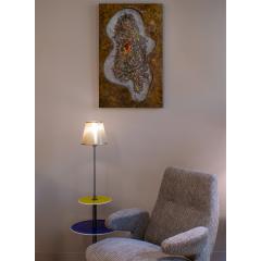 Philip and Kelvin LaVerne Philip and Kelvin LaVerne Unique Collage Broken Heart 1970s Signed  - 4329176