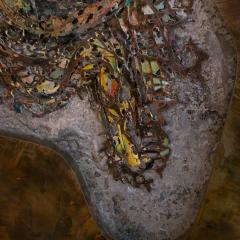 Philip and Kelvin LaVerne Philip and Kelvin LaVerne Unique Collage Broken Heart 1970s Signed  - 4329185