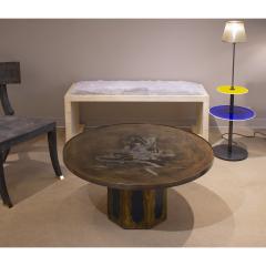 Philip and Kelvin LaVerne Philip and Kelvin LaVerne Unique Early Coffee Table with Chinese Motif 1960s - 4106912