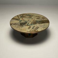 Philip and Kelvin LaVerne Philip and Kelvin Laverne Mid Century Modern Chan Coffee Table Bronze 1960s - 3476765