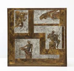 Philip and Kelvin LaVerne Philip and Kelvin Laverne Rare Medici Coffee Table 1960s Signed - 3262150