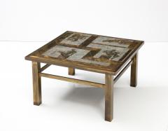 Philip and Kelvin LaVerne Philip and Kelvin Laverne Rare Medici Coffee Table 1960s Signed - 3262156