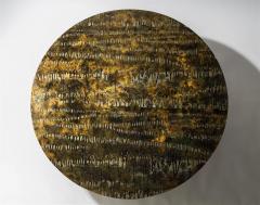 Philip and Kelvin LaVerne Rare Acid Etched Patinated Brass and Pewter Eternal Forest Coffee Table  - 4005095