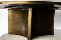 Philip and Kelvin LaVerne Rare Acid Etched Patinated Brass and Pewter Eternal Forest Coffee Table  - 4005104