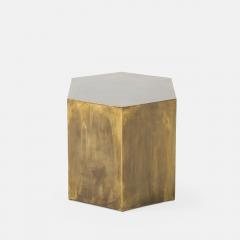 Philip and Kelvin LaVerne Rare Lo Ta Hexagonal Side Table by Philip Kelvin LaVerne - 4628072