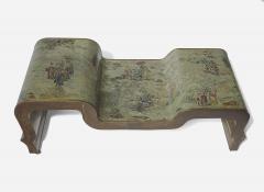 Philip and Kelvin LaVerne Rare Patinated Bronze and Pewter Chi Liang Coffee Table - 4005192