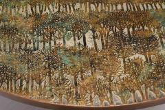 Philip and Kelvin LaVerne Rare engraved and acid etched Eternal Forest Coffee table - 4483399