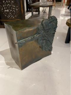 Philip and Kelvin LaVerne Rare pair of bronze side tables Creation of Man by Philipp and Kelvin Laverne - 1252859