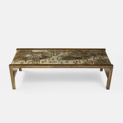 Philip and Kelvin LaVerne Spring Festival Waterfall Coffee Table in Bronze by Philip Kelvin LaVerne - 2064274