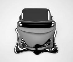 Philipp Aduatz Black Chrome Melting Chair by Philipp Aduatz - 1758277
