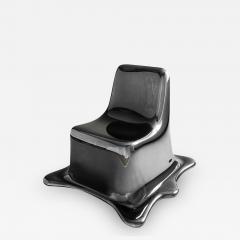 Philipp Aduatz Black Chrome Melting Chair by Philipp Aduatz - 1759046