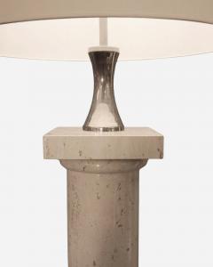 Philippe Barbier Large column lamp by Philippe Barbier Maison Barbier France circa 1960 1970 - 4243710