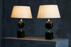 Philippe Barbier Table Lamps by Philippe Barbier France 1970s - 3522885