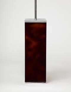 Philippe Cheverny Resin and Nickel Table Lamp by Philippe Cheverny France c 1970 - 3516234
