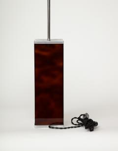 Philippe Cheverny Resin and Nickel Table Lamp by Philippe Cheverny France c 1970 - 3516236