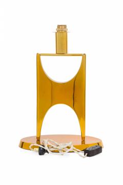 Philippe Hiquily Pair of Philippe Hiquily Mid Century French Gilt Bronze Table Lamps - 4162947