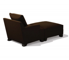 Philippe Hurel Jasper Club Chair and Ottoman by Philippe Hurel - 4542134
