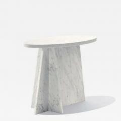 Philippe Hurel Kinna II Occasional Table in White Marble by Philppe Hurel - 4585263