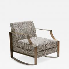 Philippe Hurel The Bertold Rocking Club Chair by Philippe Hurel - 4584105