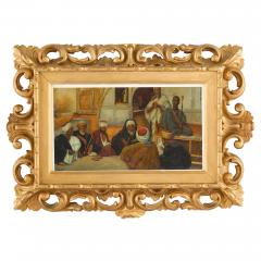 Philippe Pavy Orientalist oil painting of a Council of Elders by Philippe Pavy - 4448545