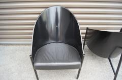 Philippe Starck Black Lacquer and Leather Pratfall Chair by Philippe Starck - 578138