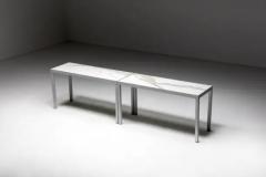 Philippe Starck Carrara Marble Console Table by Philippe Starck France 1990s - 3461419