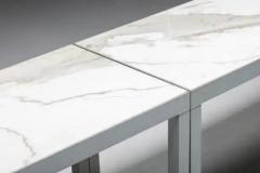 Philippe Starck Carrara Marble Console Table by Philippe Starck France 1990s - 3461424