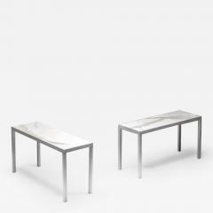 Philippe Starck Carrara Marble Console Table by Philippe Starck France 1990s - 3467276