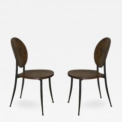 Philippe Starck Pair of Slender Side Chairs in the Style of Philippe Starck - 920764