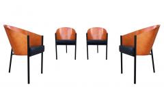 Philippe Starck Set of Four Mid Century Modern Dining Chairs by Philippe Starck for Driade - 2233835