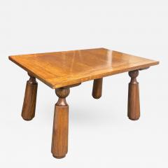 Phillip Arctander Organic Oak Coffee Table With Massive Legs in the Style of Phillip Arctander - 376415