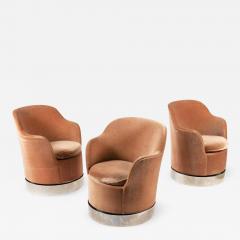 Phillip Enfield Three Phillip Enfield Swivel Chairs - 1006302