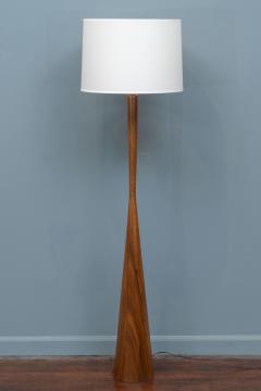 Phillip Lloyd Powell Mid Century Modern Walnut Floor Lamp - 2428677