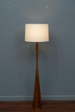 Phillip Lloyd Powell Mid Century Modern Walnut Floor Lamp - 2428687