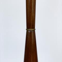 Phillip Lloyd Powell Walnut Hourglass Floor Lamp in the Manner of Raymond Pfenning - 927972