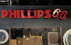 Phillips 66 Cast Aluminum Gas Sign - 3909267