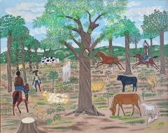 Philome Obin A Peaceable Kingdom Haiti Une Savane - 4398639