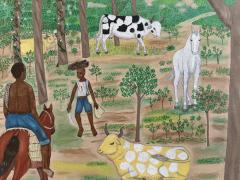 Philome Obin A Peaceable Kingdom Haiti Une Savane - 4398640